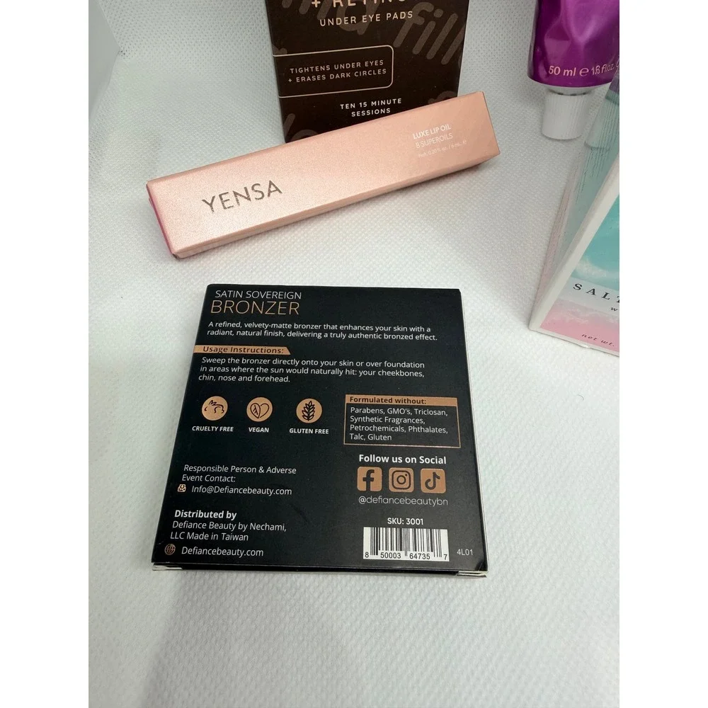 Skincare Beauty Bundle Dallas & James Yensa Feel Dew of the Gods Defiance Beauty